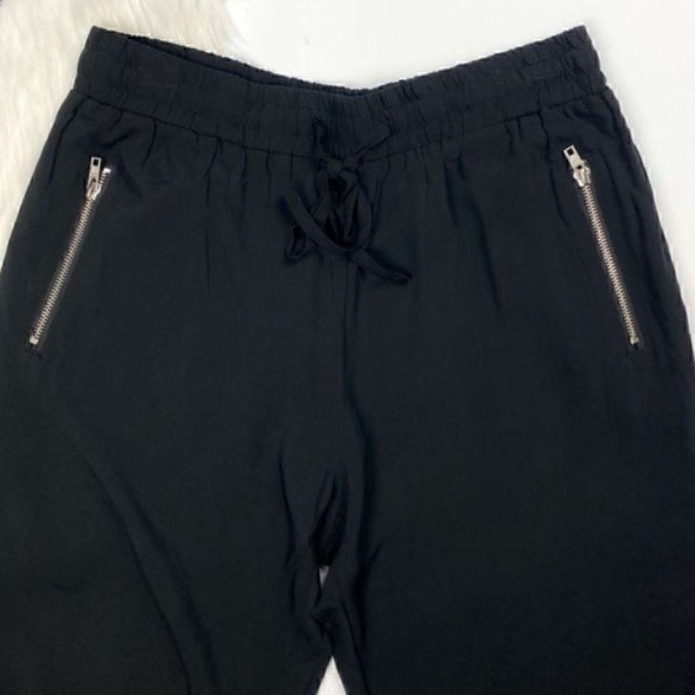 LoveβTreeβBlackβHighΒ WaistβPullβOnβTrousers